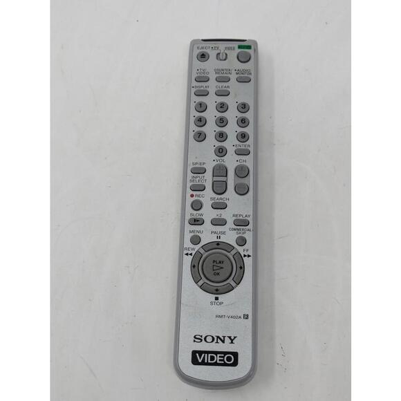 Genuine Sony RMT-V402A TV/Video Remote Control Tested & Working - Picture 1 of 3